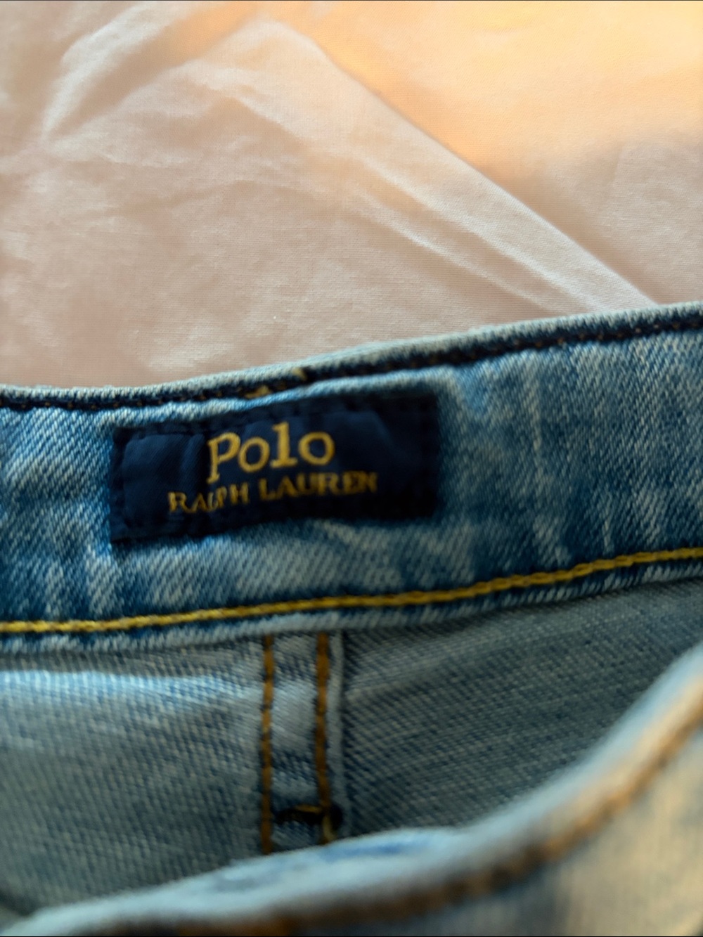 Polo by Ralph Lauren Light Blue Denim Jeans - Picture 3 of 5